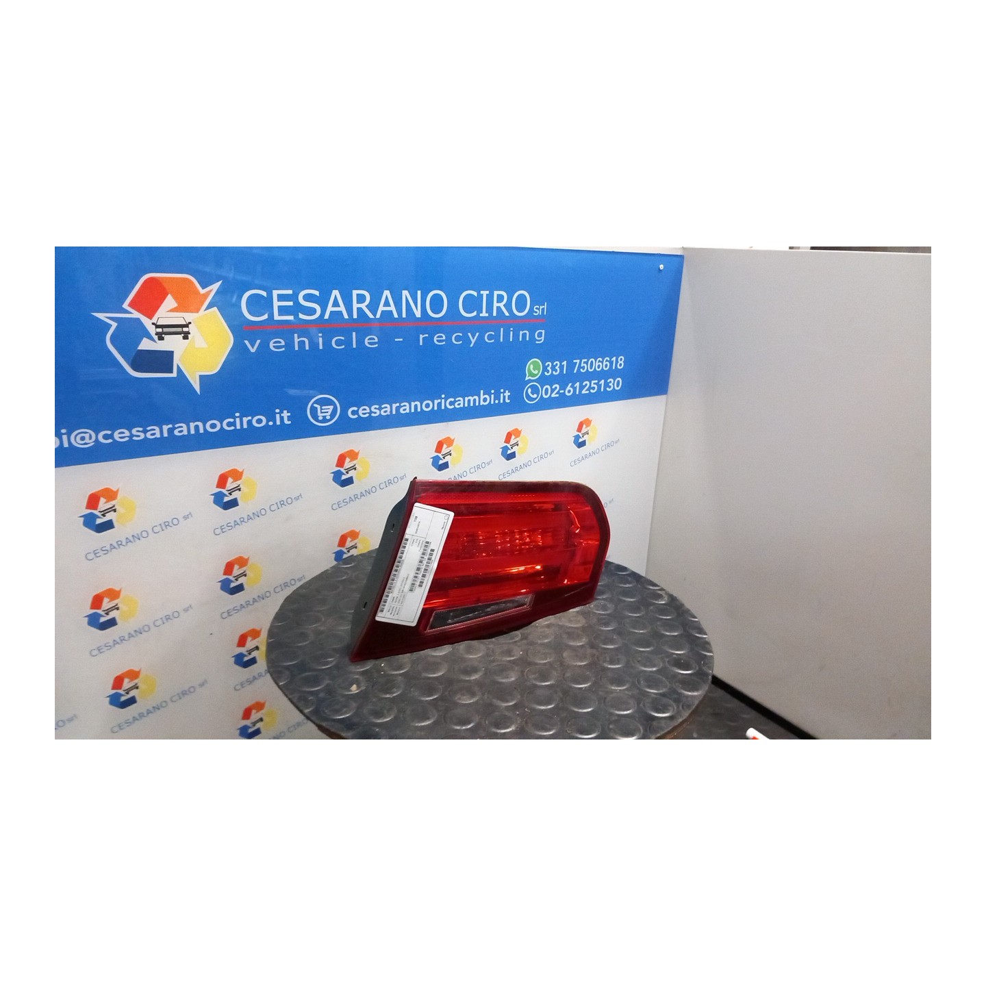 FANALE POST. PARTE INT. DX. 025 BMW SERIE 3 (F31) (07/12-) N47D20C 63217372794