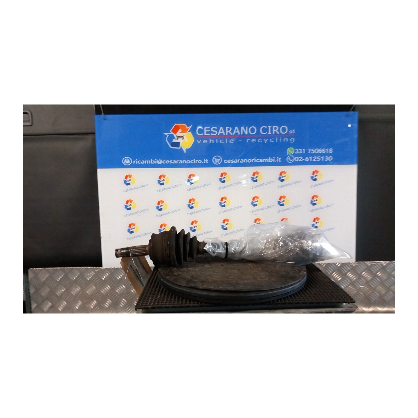 SEMIALBERO ANT. SX. 039 FIAT 600 (1E) (07/05-12/11) 187A1000 46307368