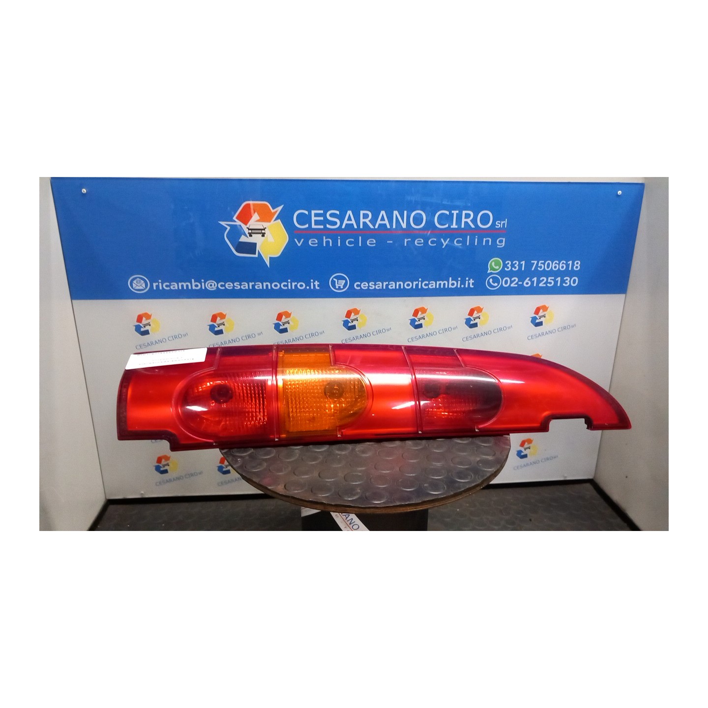 FANALE POST. P/PORTA POST. A BATTENTI SX. 019 RENAULT KANGOO (04/03-03/09) D4FF7 8200150623