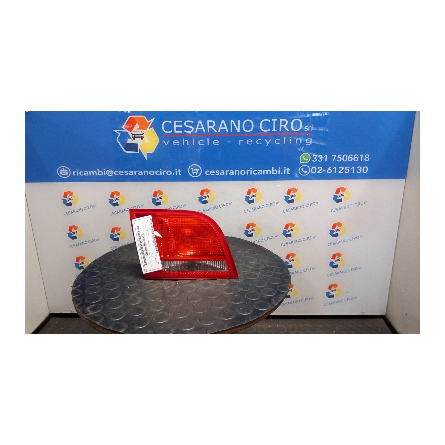 FANALE POST. PARTE INT. SX. 007 AUDI A3 (8P) (04/03-06/10) BMN 8P4945093D