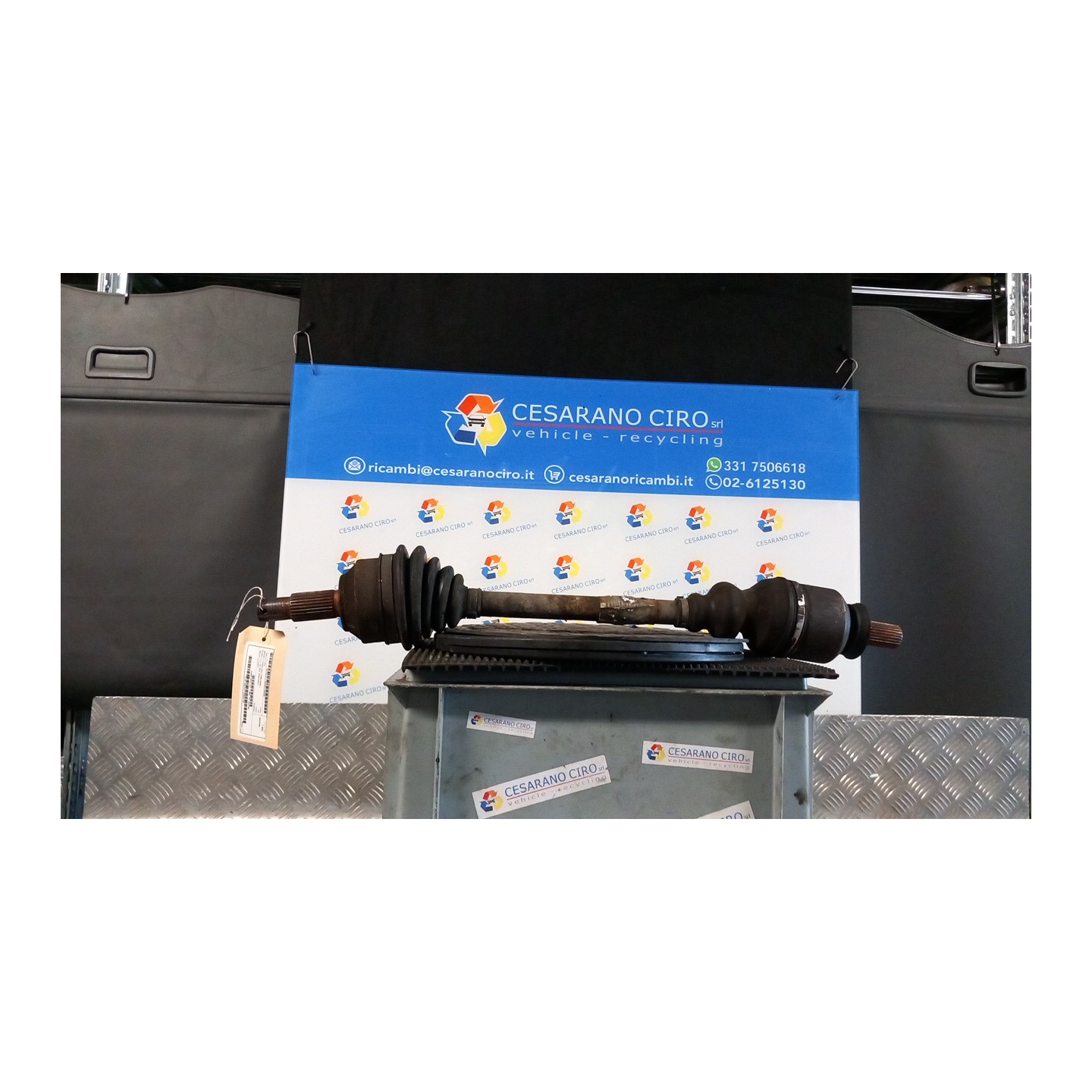 SEMIALBERO ANT. COMPL. SX. 040 OPEL CORSA (X01) (10/00-06/06) Z12XEP 24427062