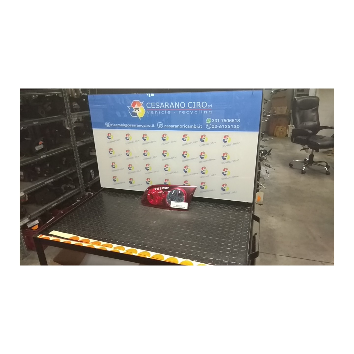 FANALE POST. PARTE INT. DX. 022 FIAT CROMA (2T) (04/05-10/07) 939A1000 51727251