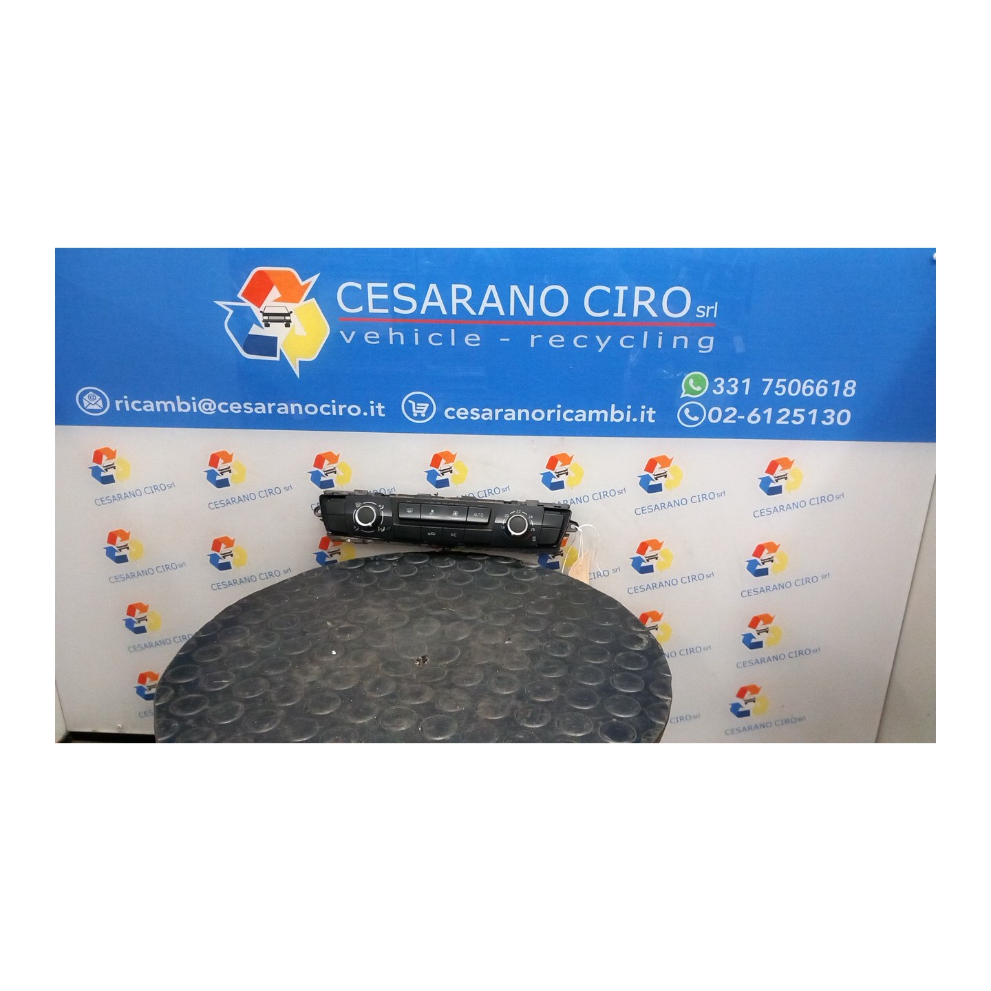 BLOCCO COMANDO CLIMATIZZAZIONE CLIMAT. AUT. 027 BMW SERIE 3 (F31) (07/12-) N47D20C 64119287342