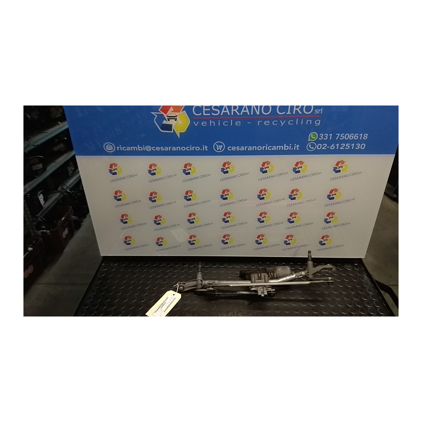 MECCANISMO TERGIPARABREZZA CON MOTORINO 052 PEUGEOT PARTNER TEPEE (B9) (04/08-02/1 9HV 6405LK