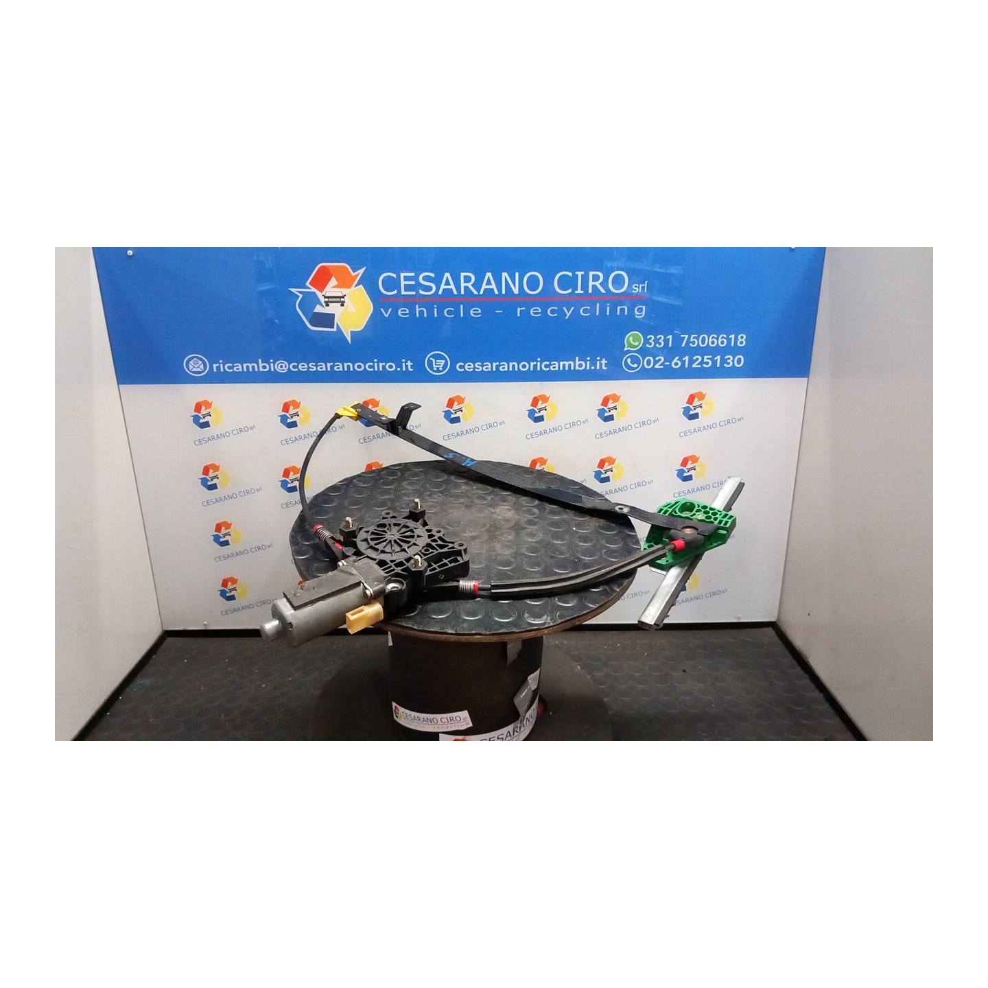 ALZACRISTALLO ELETTR. PORTA ANT. C/MOTORINO SX. 089 FORD KA (CCQ) (11/96-10/08) A9A 1138072