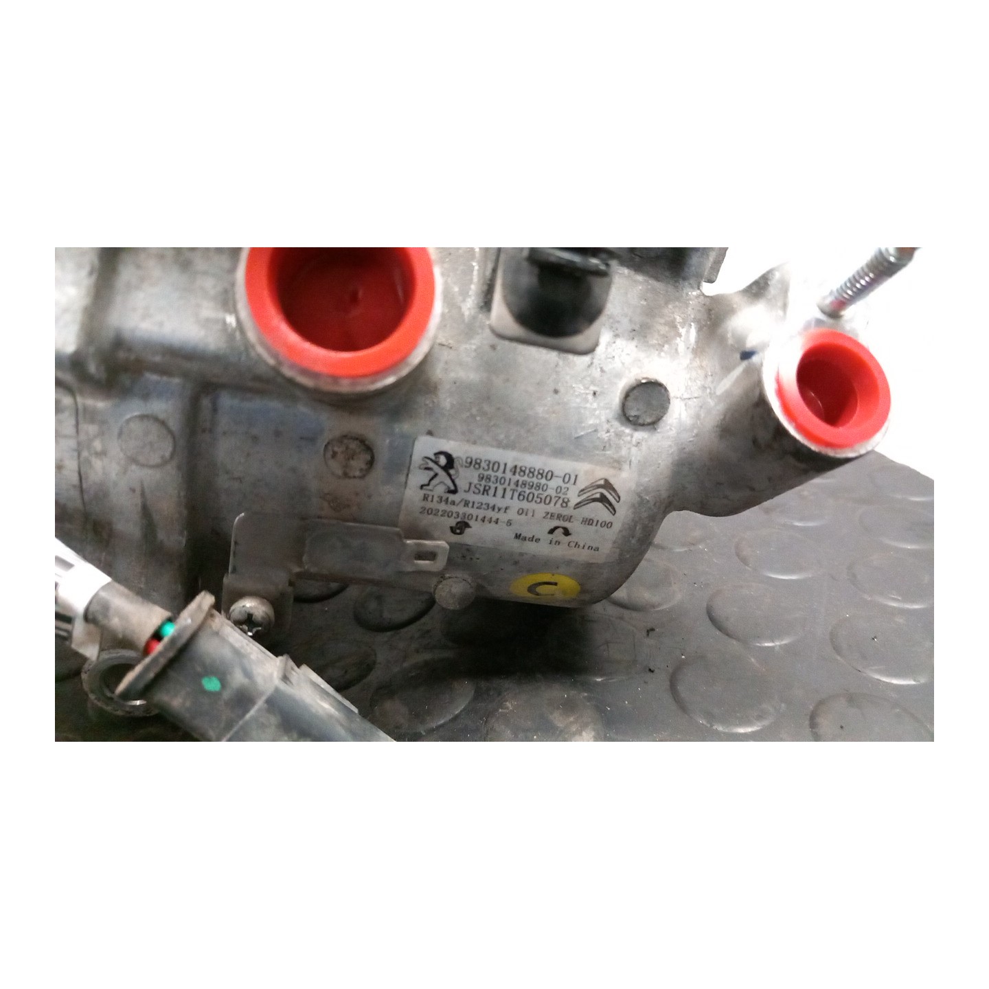 COMPRESSORE A/C 036 PEUGEOT EXPERT FURGONE 4A SERIE (02/16 YH01 9830148880