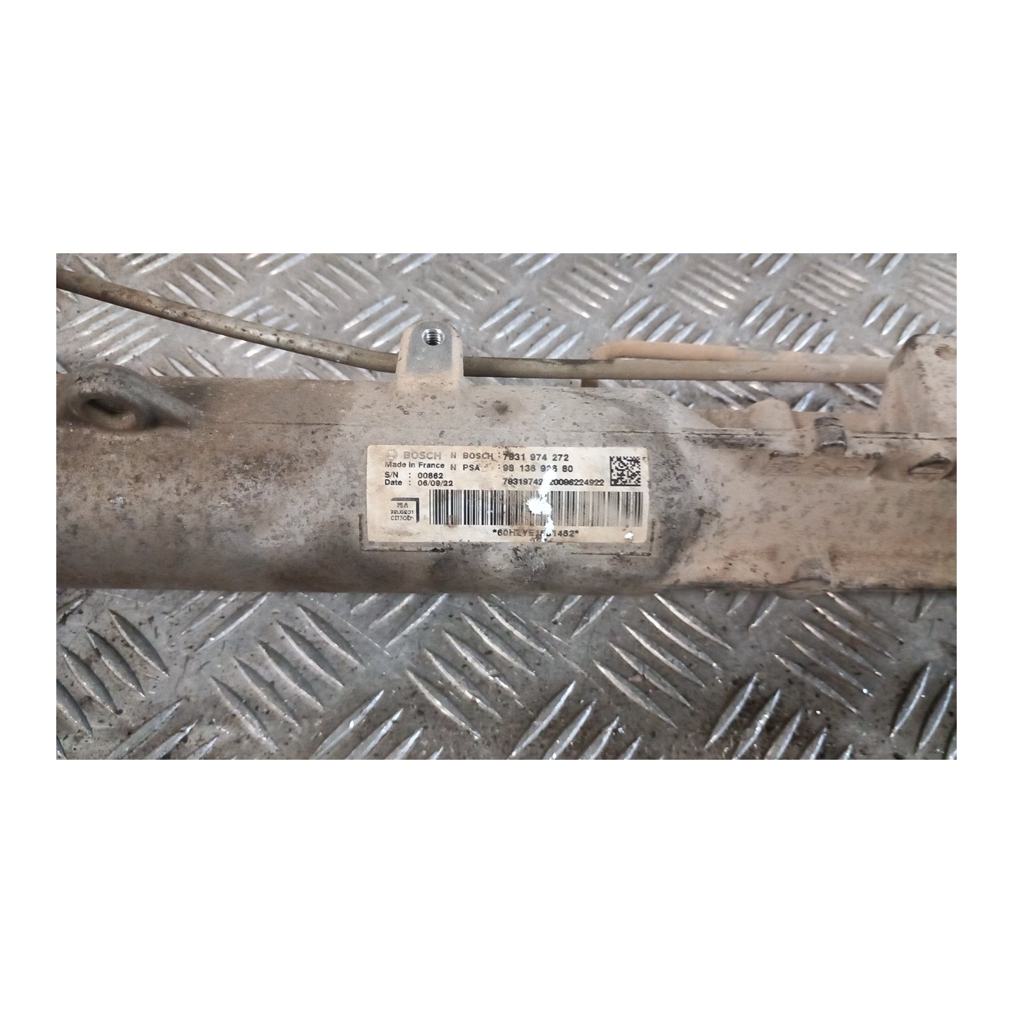 SCATOLA STERZO P/LEGGE DELLA VALVOLA 102 052 PEUGEOT EXPERT FURGONE 4A SERIE (02/16 YH01 9806468380