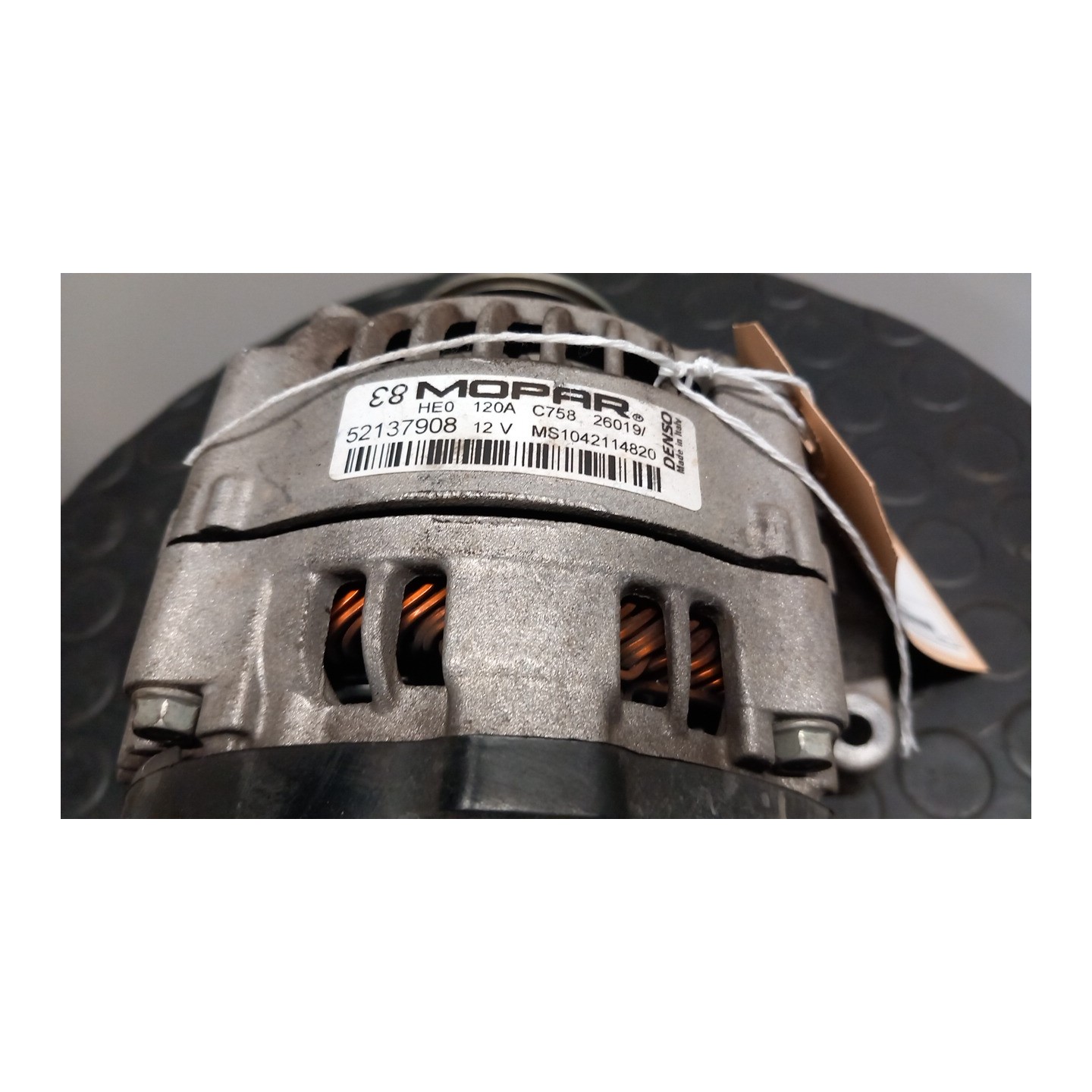 ALTERNATORE P/S&S/A/C A115 105A 082 FIAT PANDA (4Q) (05/16-03/22) 312A2000 51874105