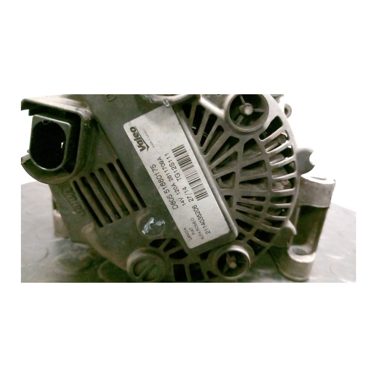 ALTERNATORE 120AMP C/A/C 008 FIAT 500L (73) (07/12-06/18) 199B4000 51927505