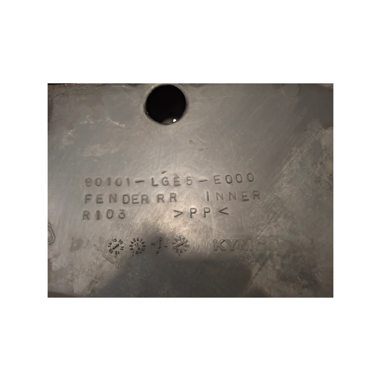 Parafango posteriore parte superiore Kymco People GTi 125 (E3) People 125 GTi 