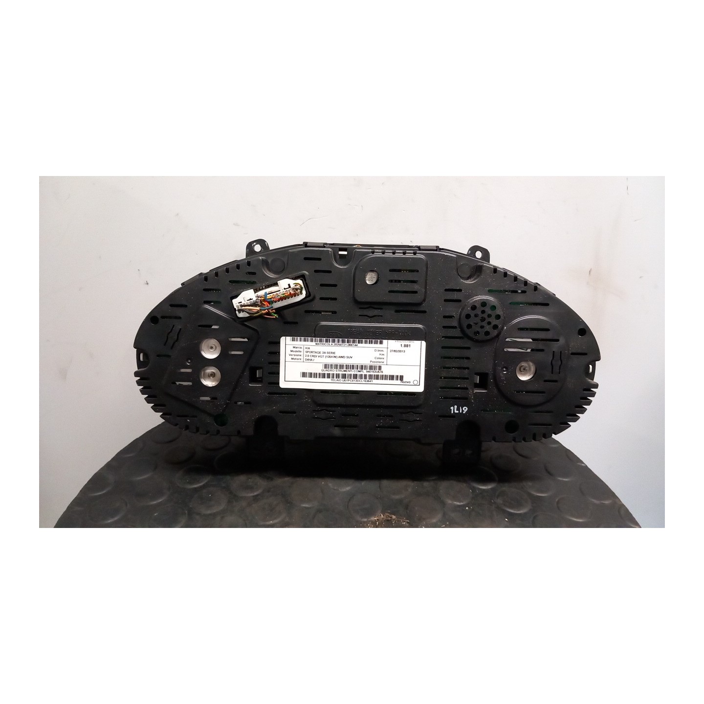 QUADRO STRUMENTI COMPL. 144 KIA SPORTAGE 3A SERIE (09/10-06/14 D4HA 940163U576
