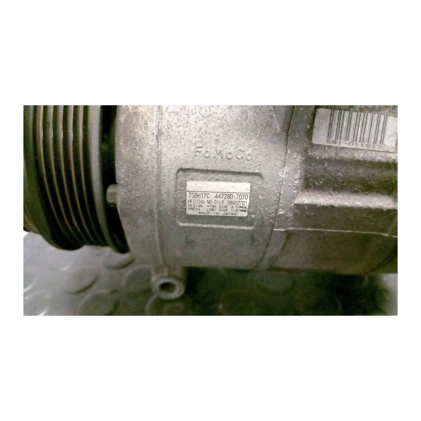 COMPRESSORE A/C 033 FORD C-MAX (CB7) (09/10-05/15) T1DA 1722070