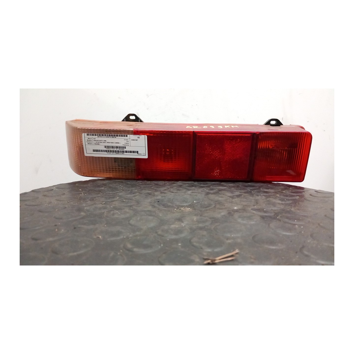 FANALE POST. SX. 140 FIAT CINQUECENTO (NM) (06/92-01/99 176B2000 46434354