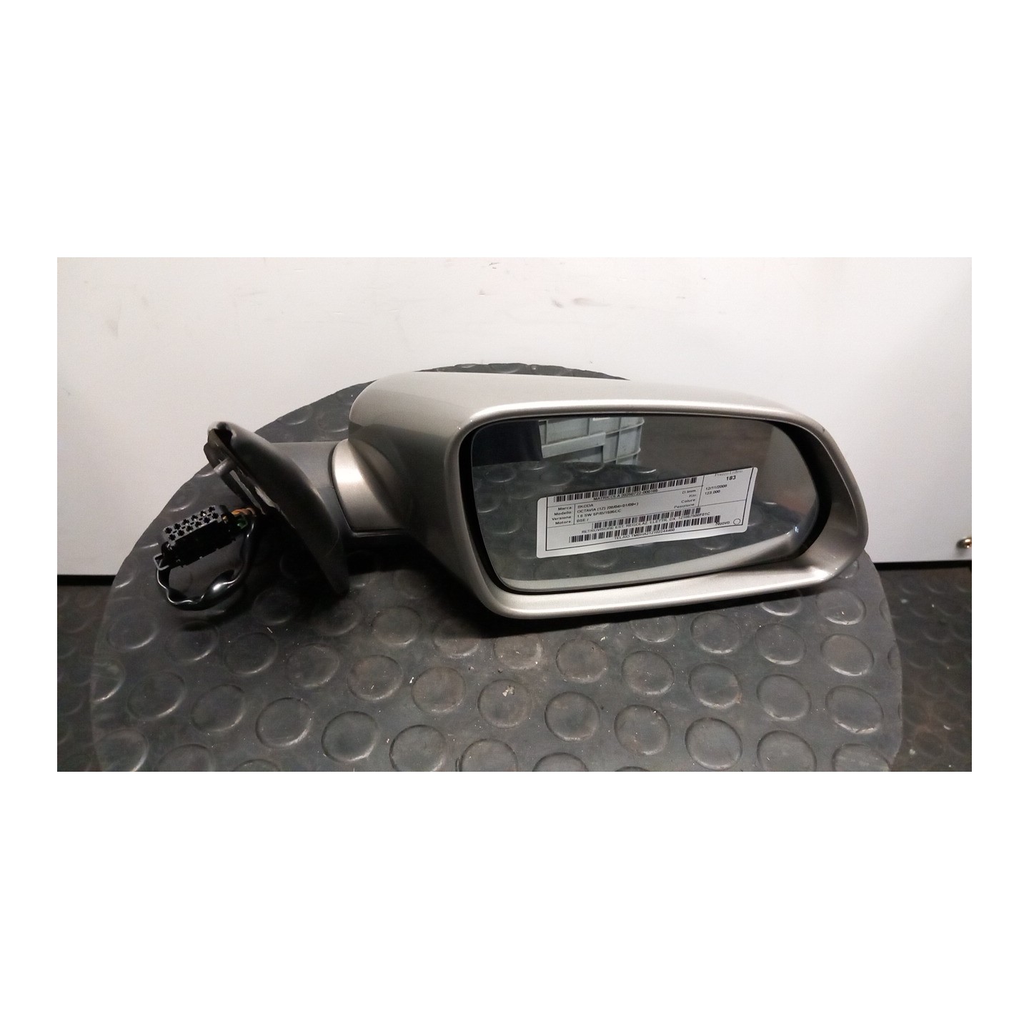RETROVISORE EST. REGOLAZ. ELETTR. DX. 165 SKODA OCTAVIA (1Z) (08/04-01/09) BSE 1Z1857508F01C