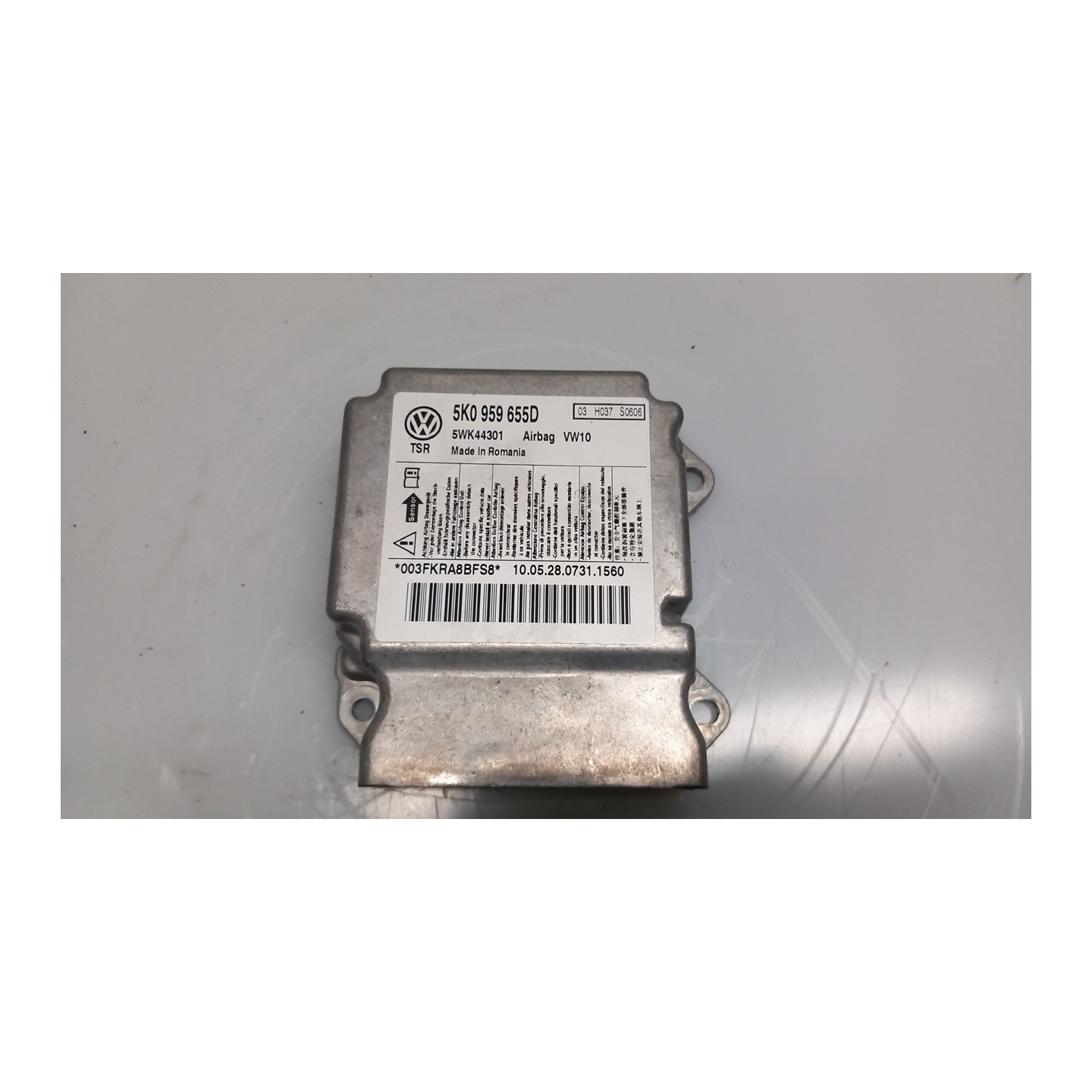 CENTRALINA COMANDO AIRBAG 069 VOLKSWAGEN GOLF (5K/AJ) (09/08-) CAX 5C0959655B09W