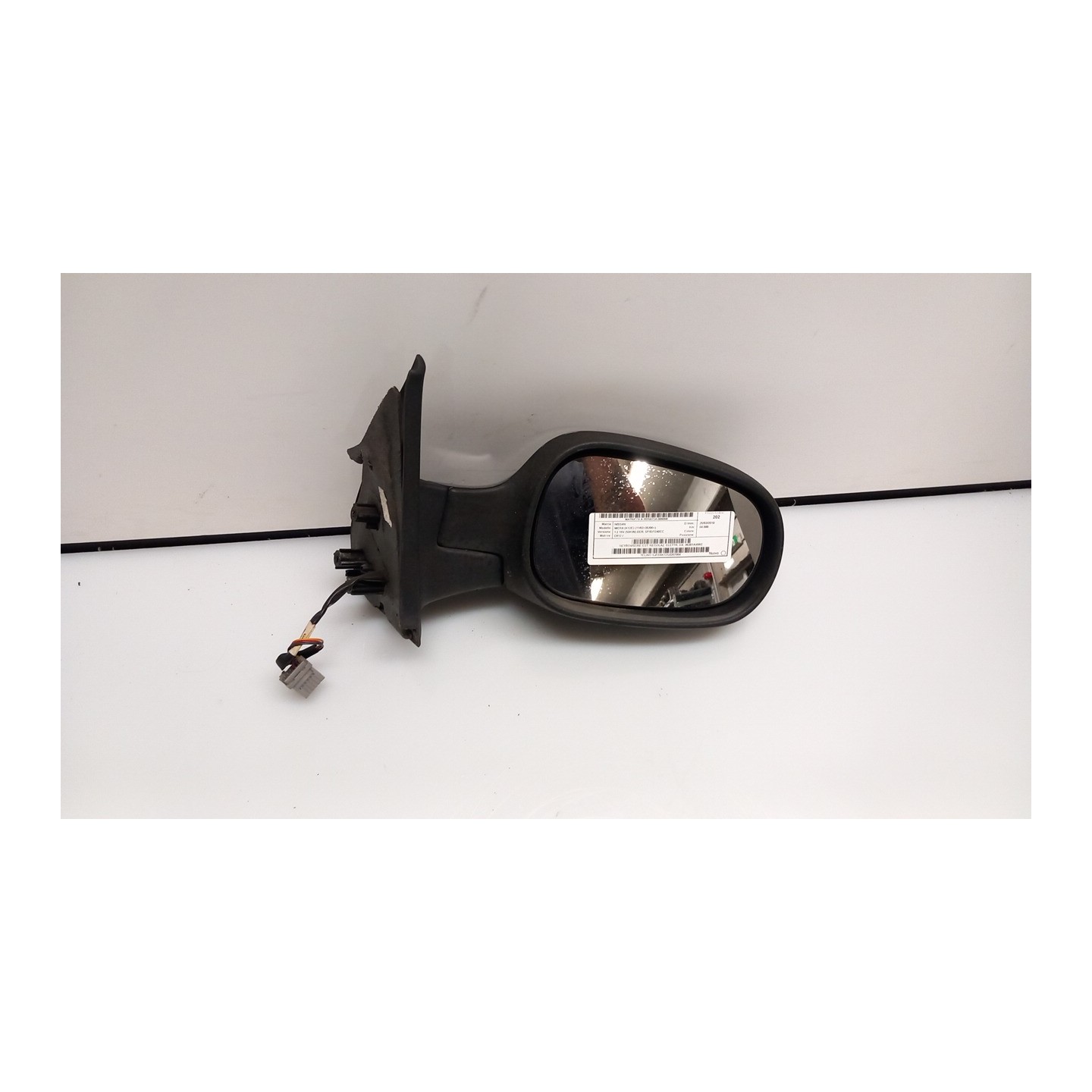 RETROVISORE EST. REGOLAZ. ELETTR. DX. 080 NISSAN MICRA (K12E) (11/02-05/06) CR12 96301AX66C