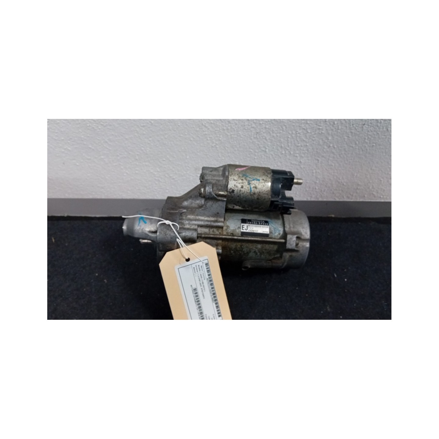 MOTORINO AVVIAMENTO 12V 1.6KW 027 TOYOTA YARIS (11/05-02/12)  281000Y020