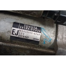 MOTORINO AVVIAMENTO 12V 1.6KW 027 TOYOTA YARIS (11/05-02/12)  281000Y020