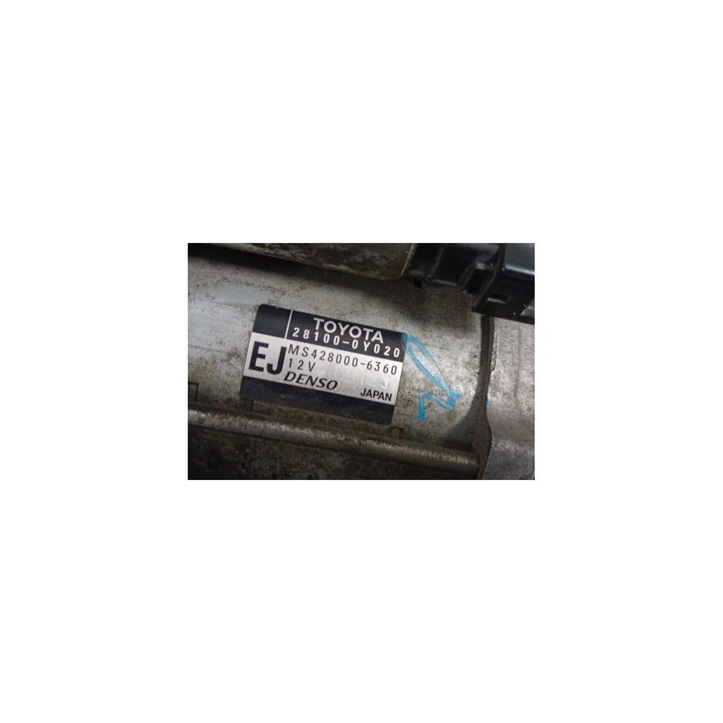 MOTORINO AVVIAMENTO 12V 1.6KW 027 TOYOTA YARIS (11/05-02/12)  281000Y020