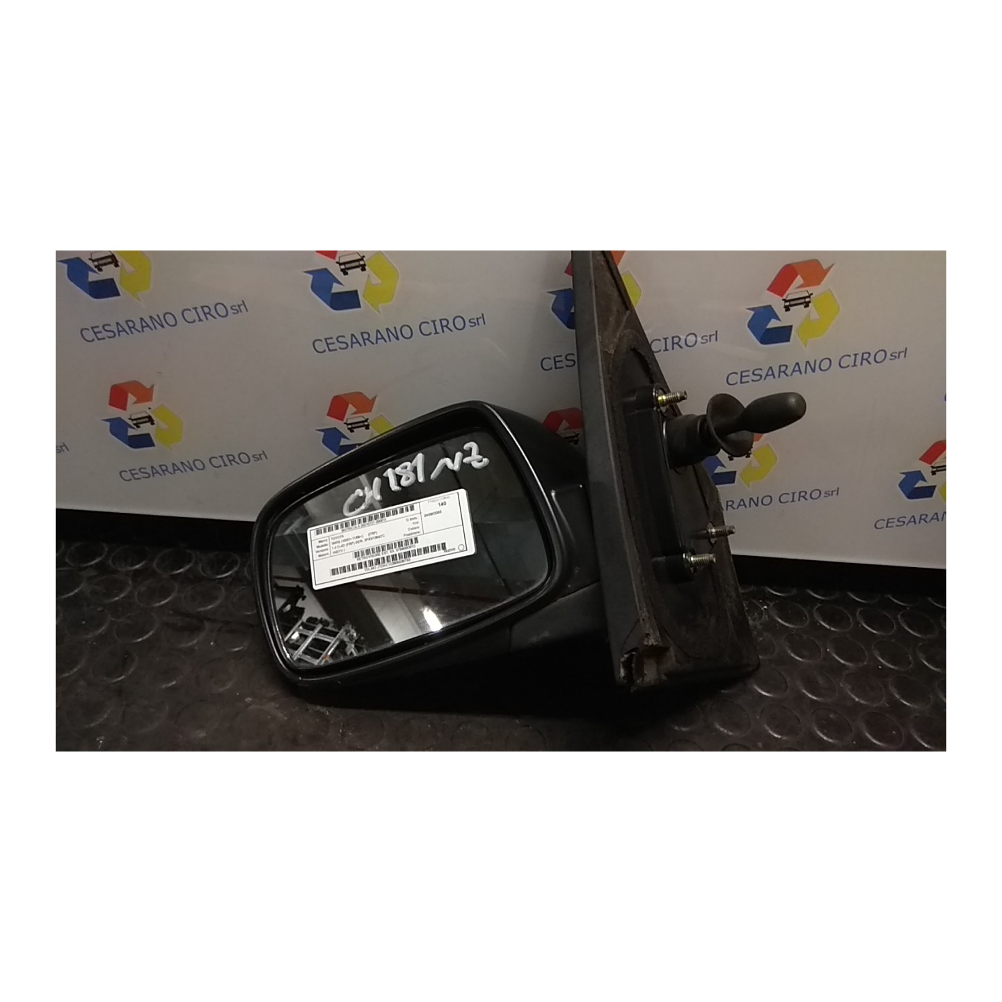 RETROVISORE EST. SX. 011 TOYOTA YARIS (10/01-11/05)     (FRP) 1NDTV 879400D012