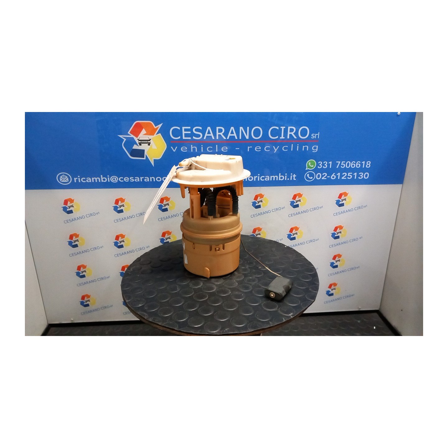 POMPA CARBURANTE C/TRASDUTTORE (GALLEGGIANTE) 065 PEUGEOT 206 (09/98-06/09) KFW 1525H8