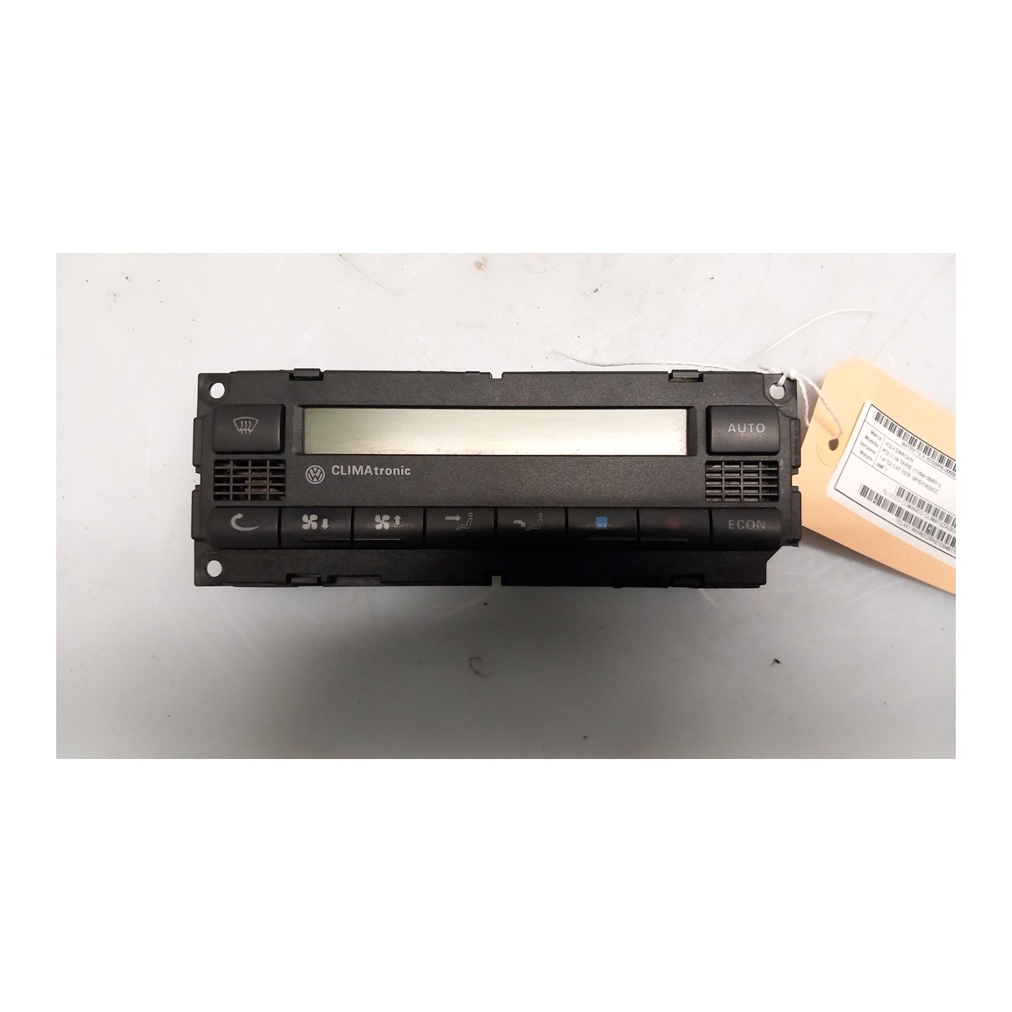 BLOCCO COMANDO CLIMATIZZAZIONE 002 VOLKSWAGEN POLO 3A SERIE (11/94-09/01) AMF 1J0819045F