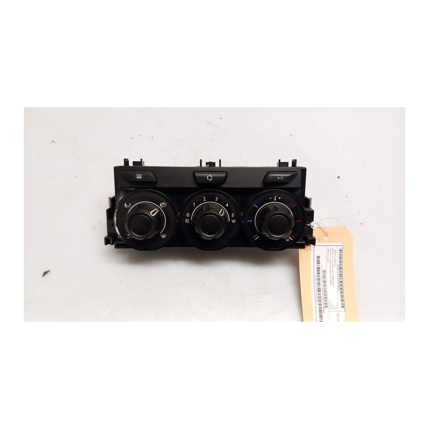 BLOCCO COMANDO CLIMATIZZAZIONE 041 CITROEN C3 2A SERIE (A51) (09/09-06/13 8H01 9675399980