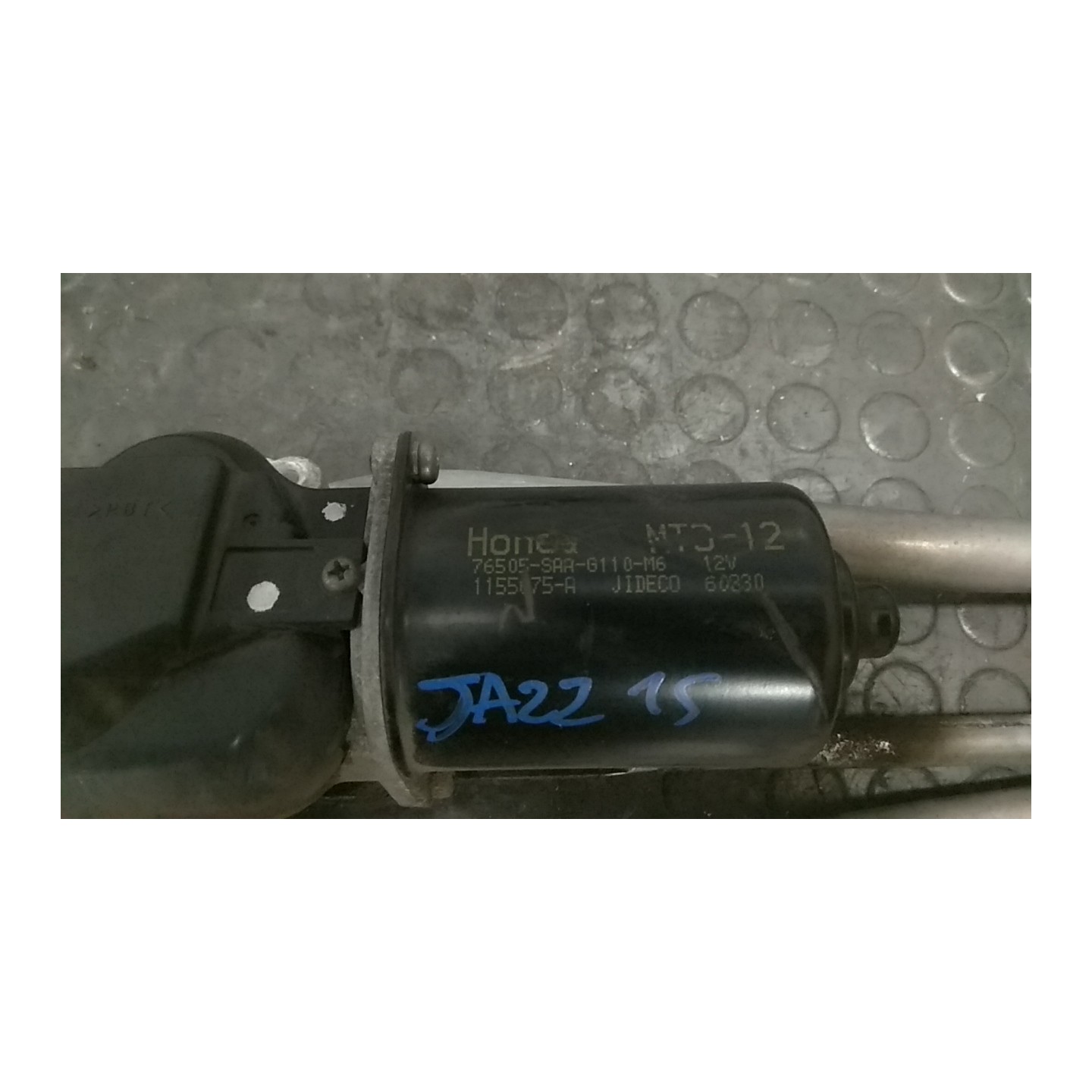 MOTORINO TERGIPARABREZZA 174 HONDA JAZZ 1A SERIE (11/02-10/08) L12A1 76505SAAG11