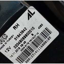 FANALE POST. DX. 050 FIAT PANDA (4Q) (05/16-) 169A4000 51843642