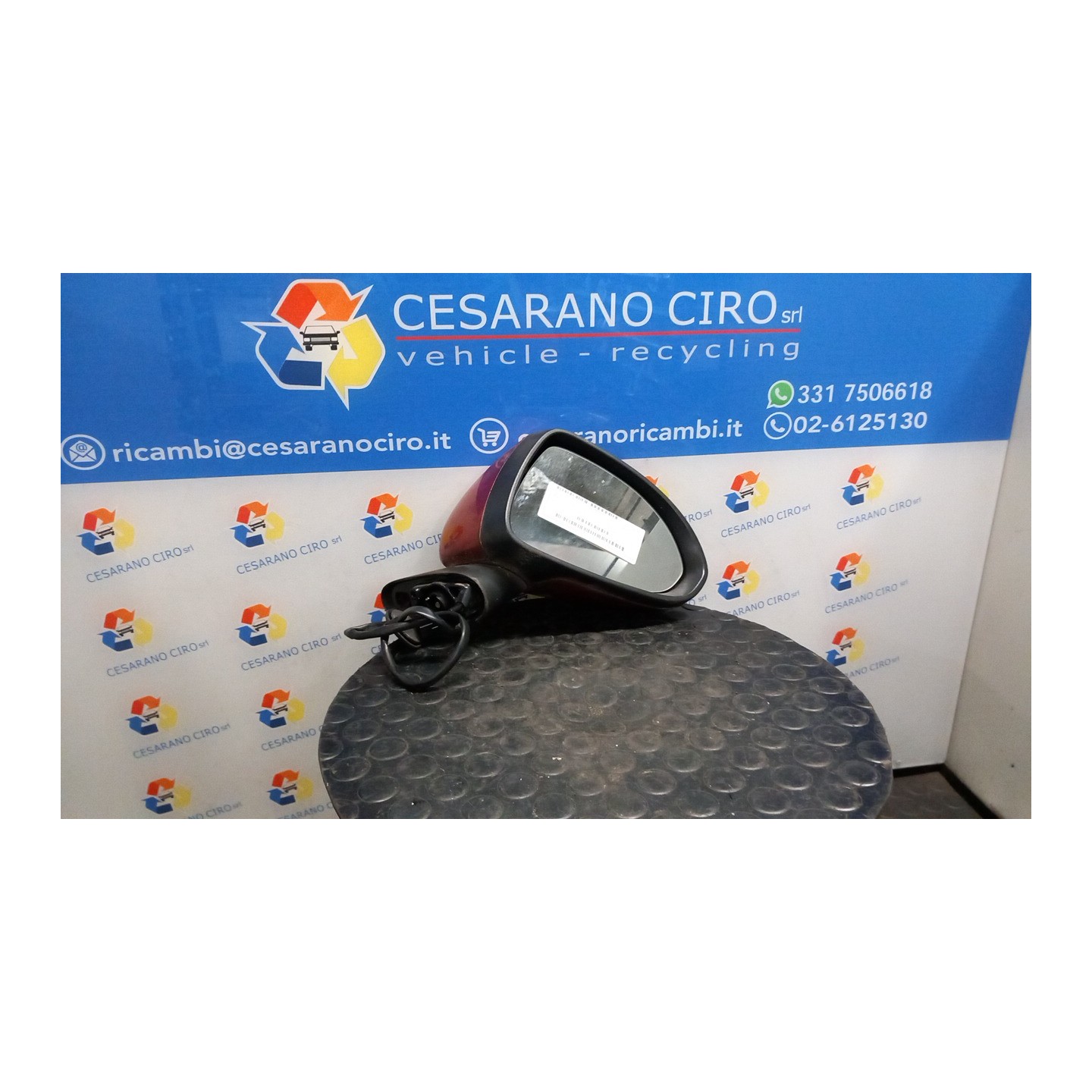 RETROVISORE EST. REGOLAZ. ELETTR. DX. 009 OPEL CORSA (S07) (01/11-05/15) A12XER 13187618