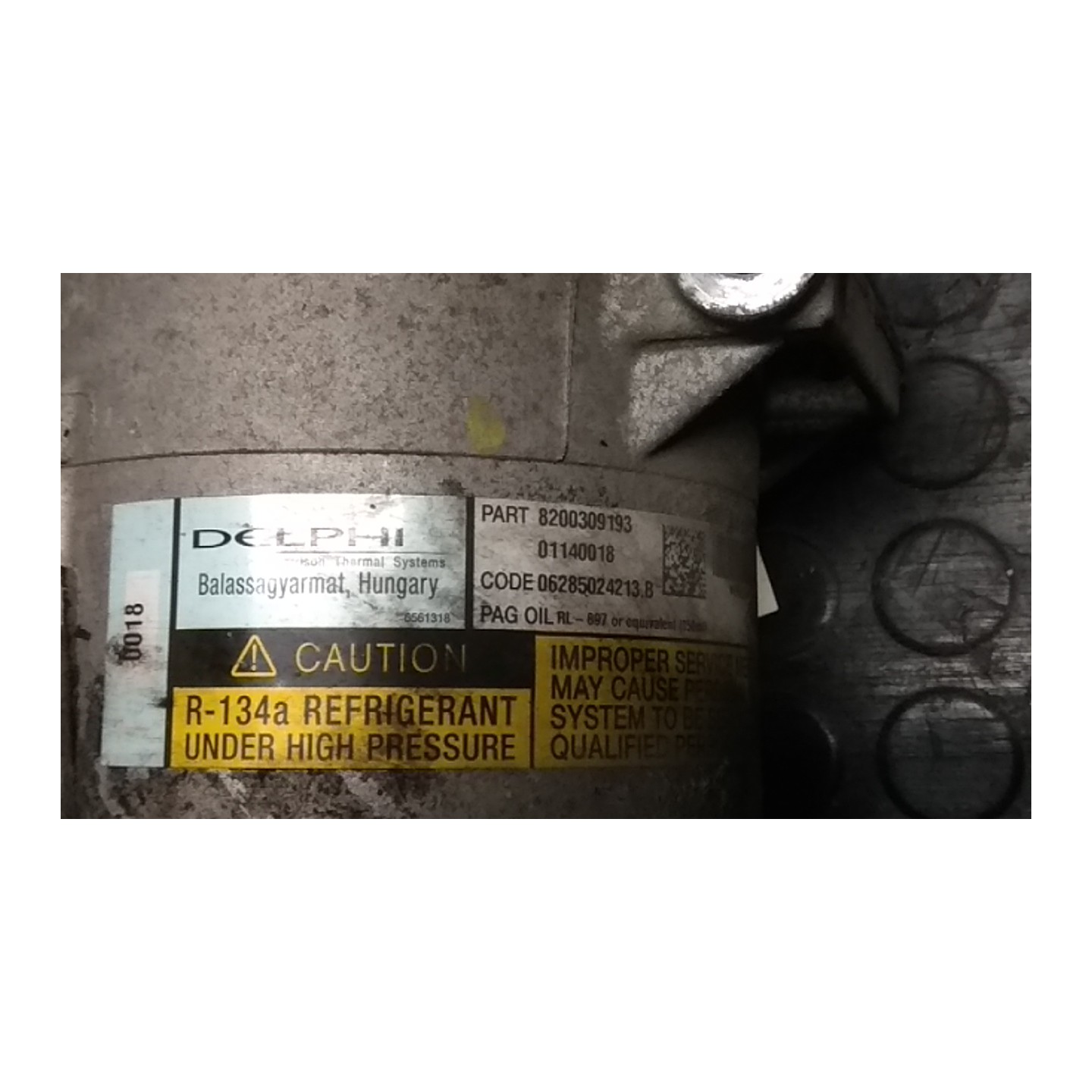 COMPRESSORE A/C 038 RENAULT MEGANE 2A SERIE (09/02-02/06) F9QE8 8200309193