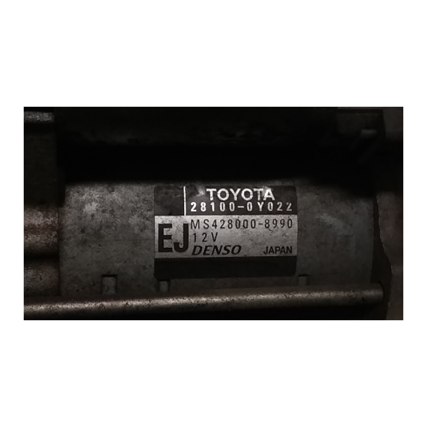 MOTORINO AVVIAMENTO 041 TOYOTA YARIS (11/05-02/12) 1NRFE 281000Y010