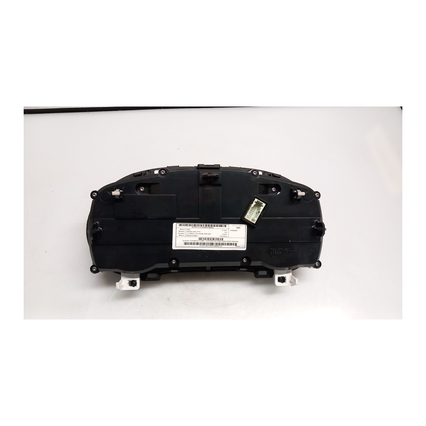 QUADRO STRUMENTI COMPL. P/CENTRO INFORM.CONDUCENTE 043 OPEL CROSSLAND (P17) (10/20-01/24) EB2ADT(HN05 39182391