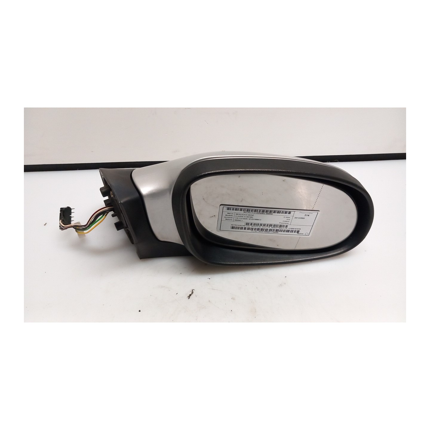 RETROVISORE EST. REGOLAZ. ELETTR. ABBATTIBILE DX. 050 MERCEDES-BENZ CLASSE A (W168) (03/01-06/04) 668942 A1688101676