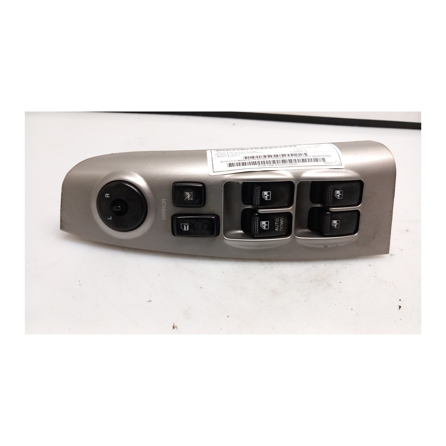 BLOCCO COMANDI ALZACRISTALLI C/CRISTALLI ELETTRICI OPST 007 KIA SPORTAGE 2A SERIE (10/04-05/11 G4GC 935701F010SS