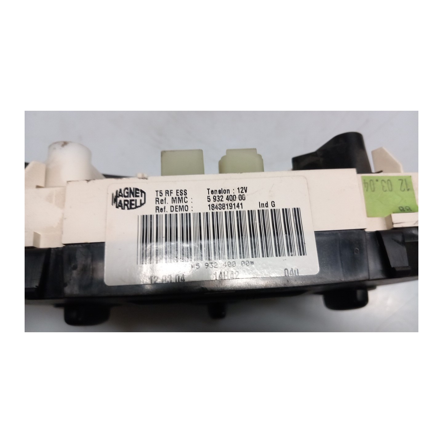BLOCCO COMANDO CLIMATIZZAZIONE 098 PEUGEOT 307 (04/01-12/06) NFU 6451JP