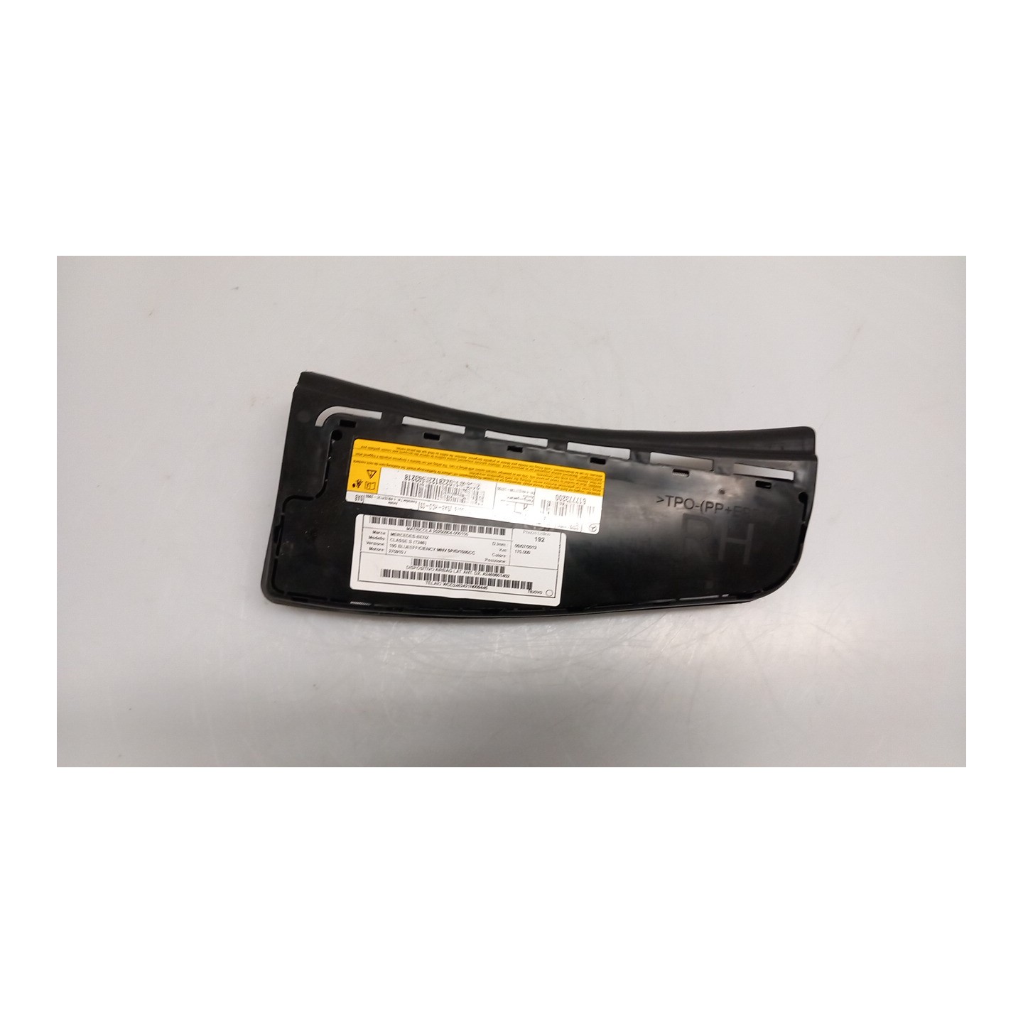DISPOSITIVO AIRBAG LAT. ANT. DX. 155 MERCEDES-BENZ CLASSE B (T246) (09/11-06/19) 270910 A2468601402