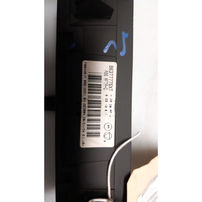 BLOCCO COMANDO CLIMATIZZAZIONE C/ A/C 021 CITROEN C3 1A SERIE (02/02-12/05) KFU 6451KR