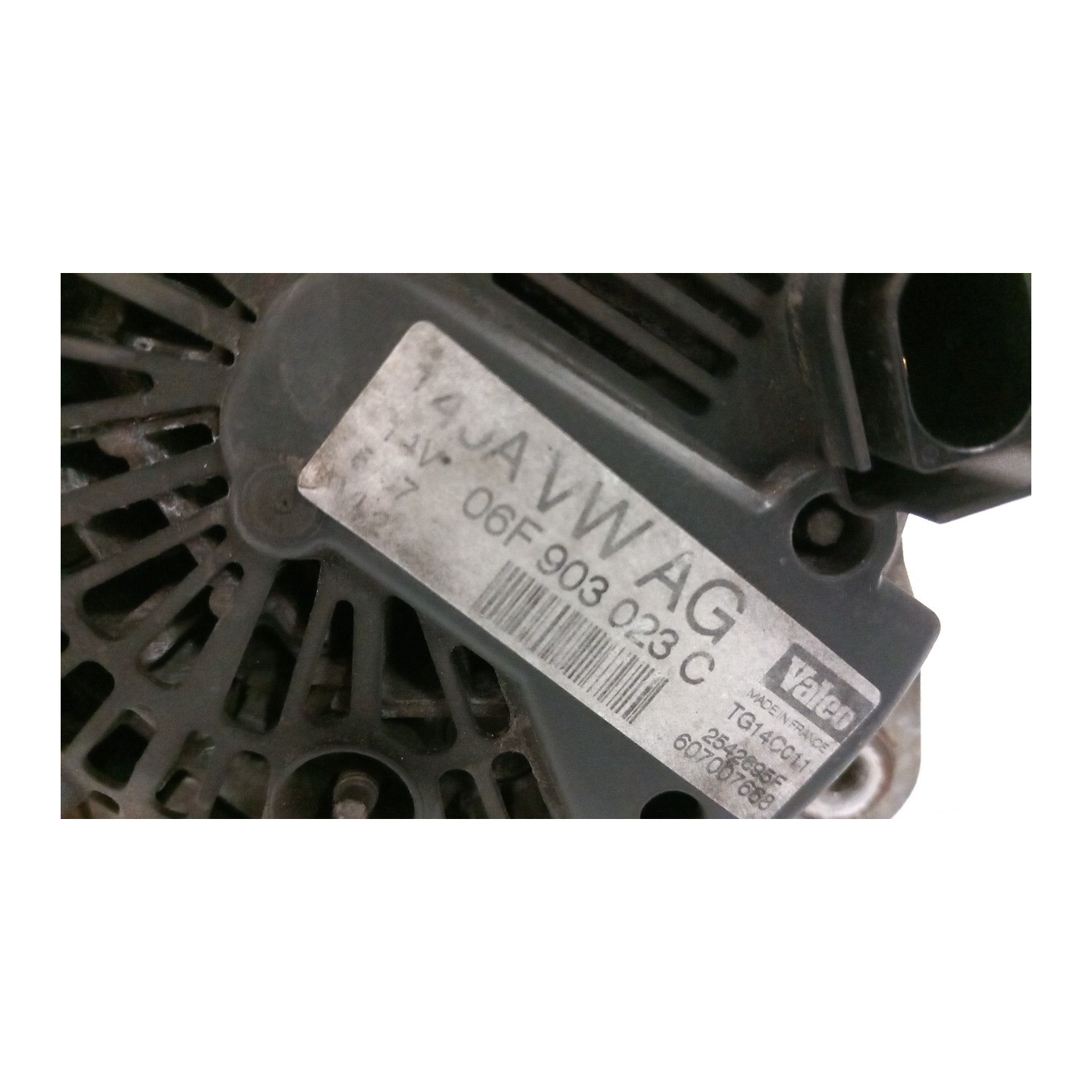 ALTERNATORE 110AMP VALEO 038 VOLKSWAGEN GOLF (1K) (10/03-12/09) BSE 06F903023B