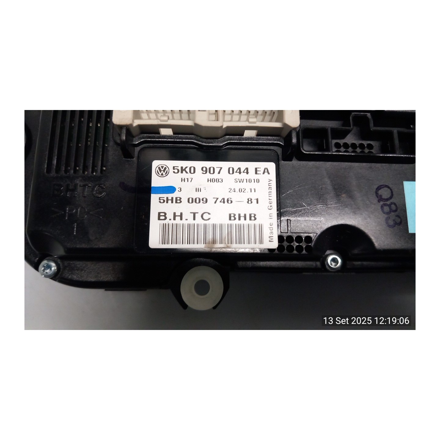 BLOCCO COMANDO CLIMATIZZAZIONE 005 VOLKSWAGEN PASSAT (36) (10/10-12/14) CFF 7N0907426CMZJU