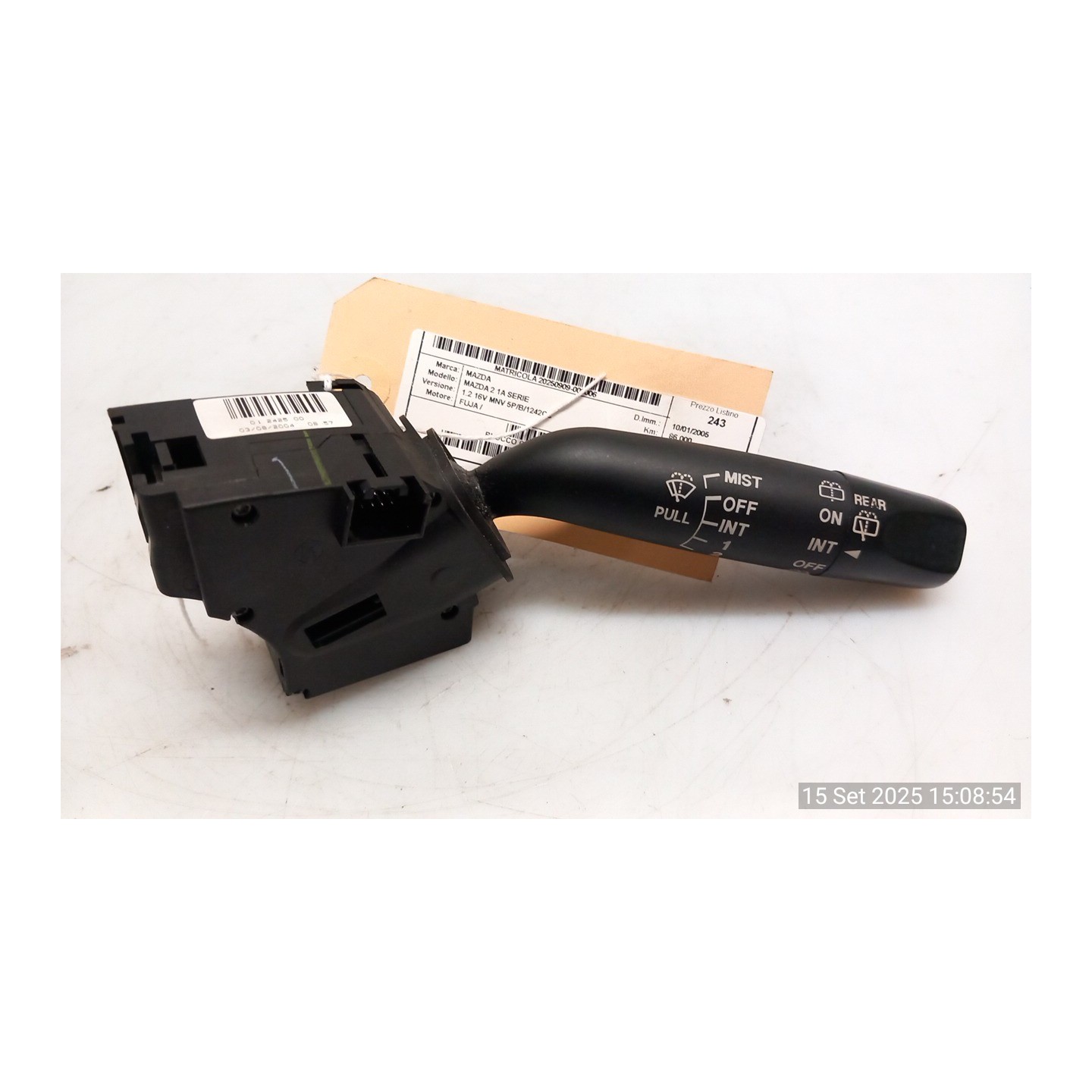 BLOCCO COMANDI TERGICRISTALLI 006 MAZDA MAZDA 2 1A SERIE (02/03-08/07 FUJA DD1066128