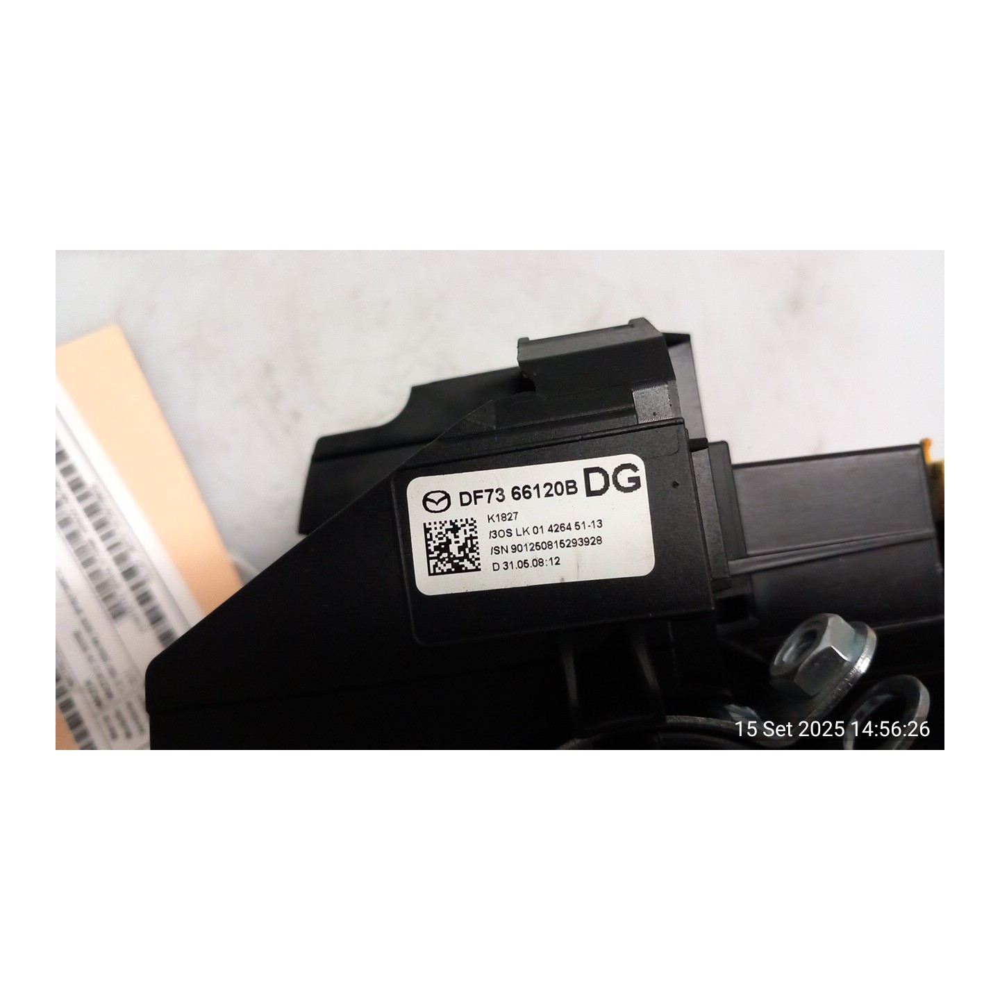 CONTATTO SPIRALIFORME AIRBAG 015 MAZDA MAZDA 2 2A SERIE (08/07-12/14 ZJ D65166CS0