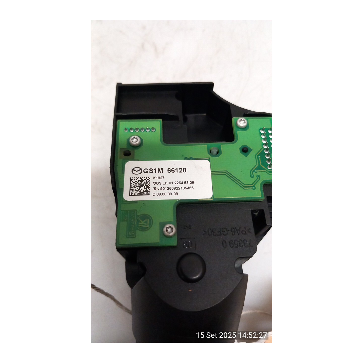 BLOCCO COMANDI TERGICRISTALLI 017 MAZDA MAZDA 6 2A SERIE (02/08-) L8 GS1M66128