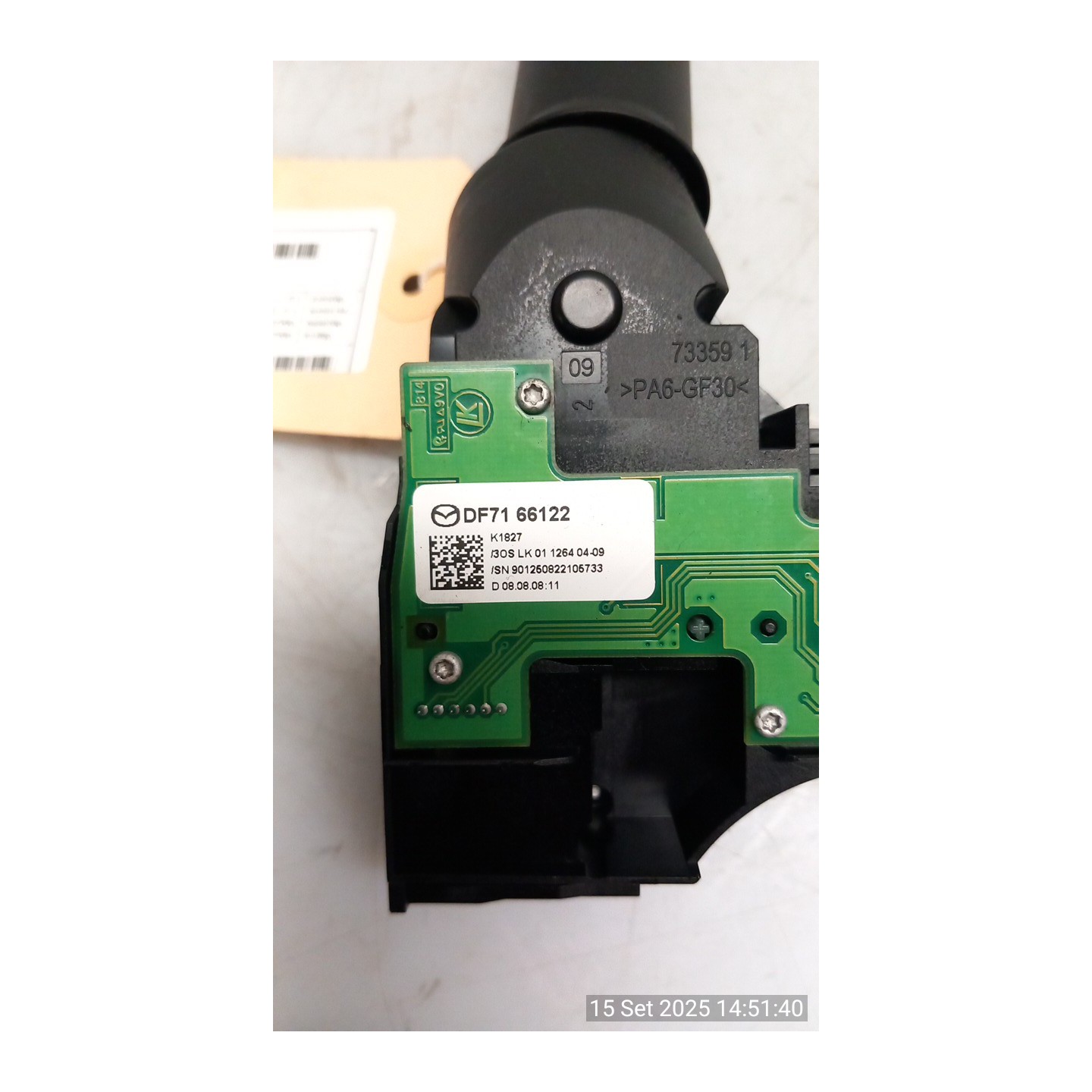 BLOCCO COMANDO VOLANTE LUCI 018 MAZDA MAZDA 6 2A SERIE (02/08-) L8 DF7166122