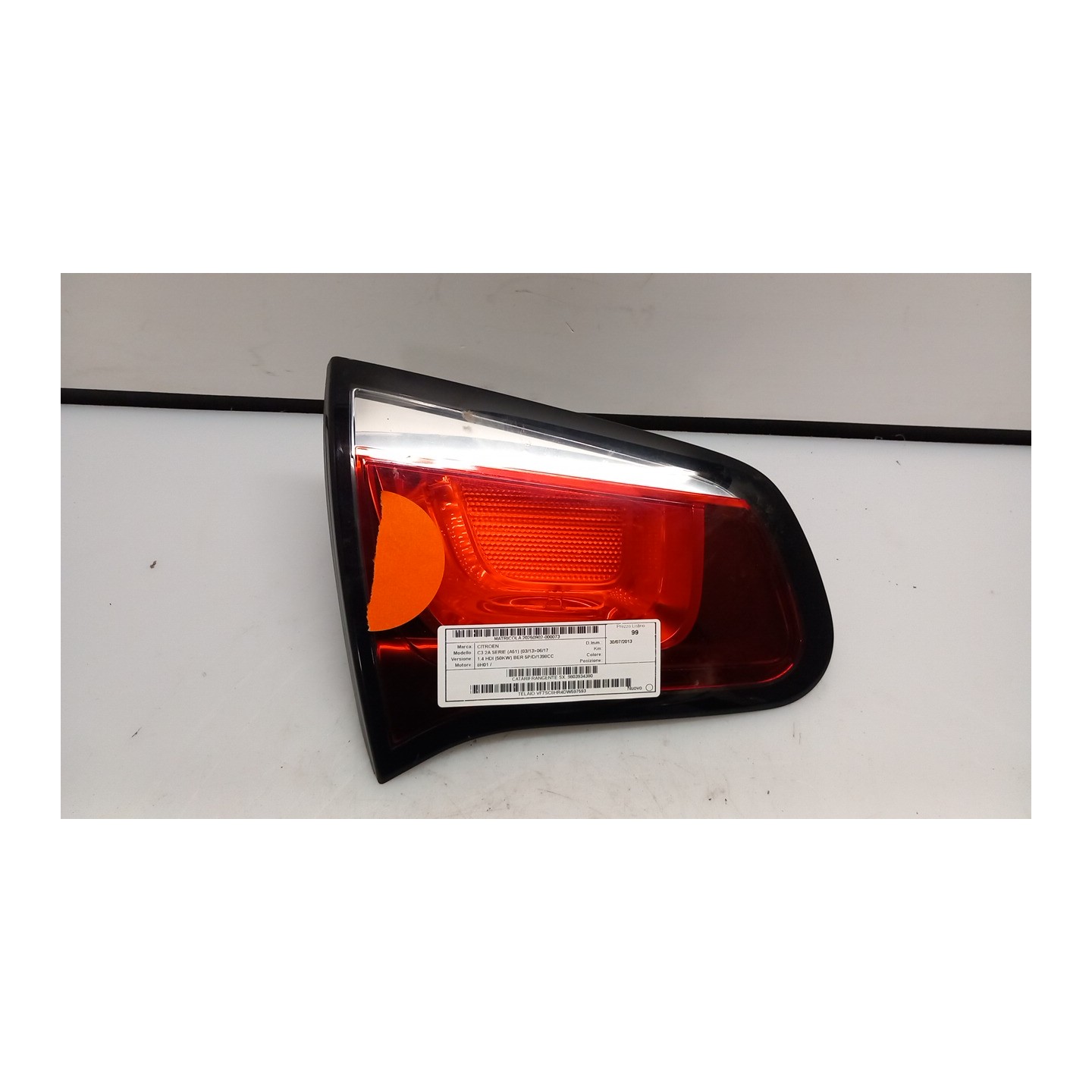 CATARIFRANGENTE SX. 073 CITROEN C3 2A SERIE (A51) (03/13-06/17 8H01 9803934380