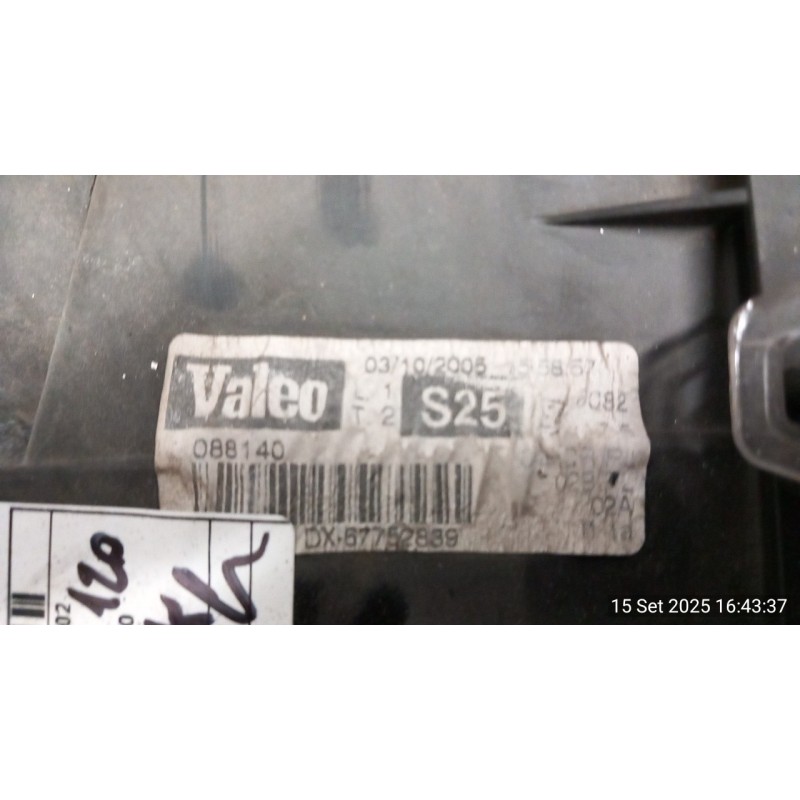 PROIETTORE C/FENDINEBBIA DX. 001 FIAT PUNTO (1N/1P) (07/99-12/05) 188A4000 46522724