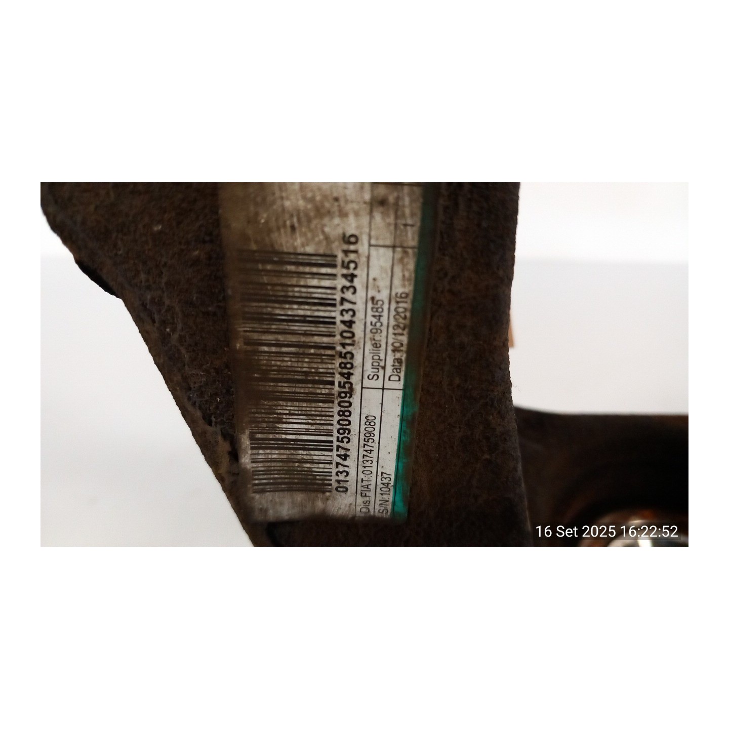 MONTANTE SOSP. ANT. SX. 032 FIAT DUCATO FURGONE (4Y) (04/14-07/ F1AGL411C 1374090080