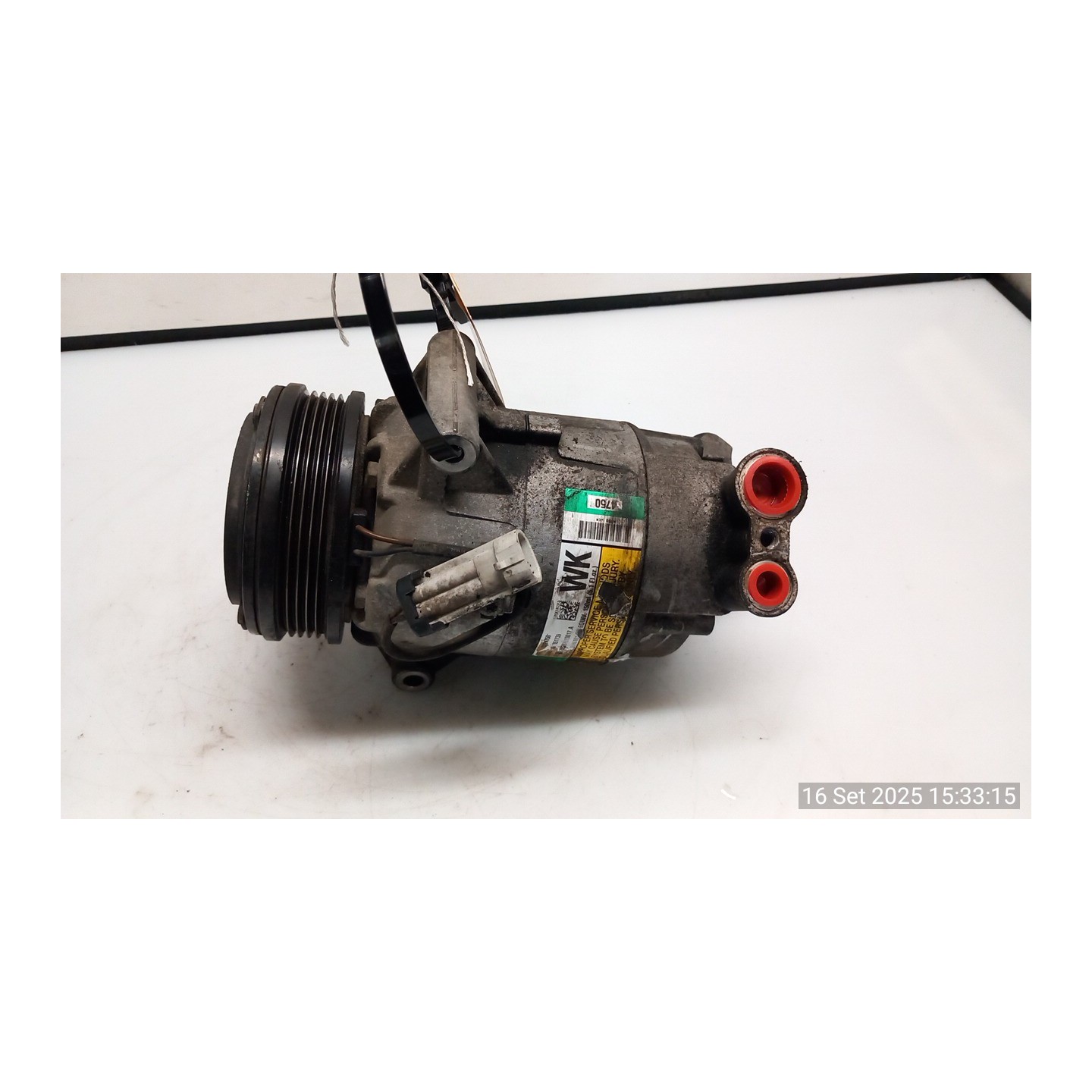 COMPRESSORE A/C 034 OPEL ZAFIRA (A05) (06/05-) Z18XER 93168625