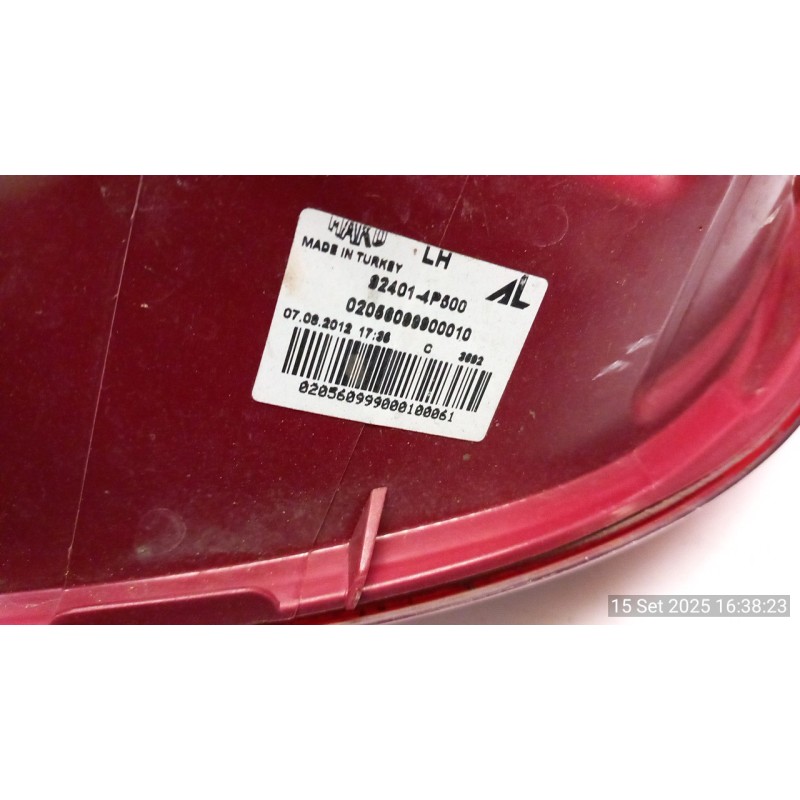 FANALE POST. SX. 083 HYUNDAI I20 (05/12-) D3FA 924014P500