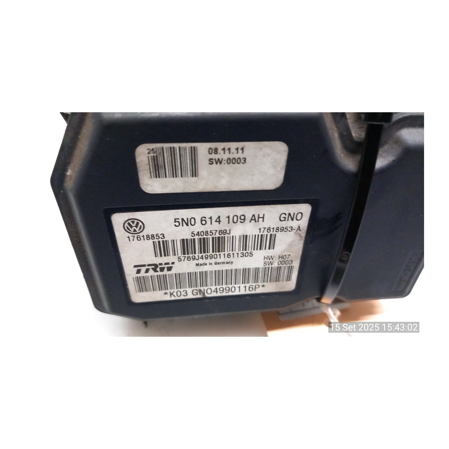 AGGREGATO ABS 088 VOLKSWAGEN TIGUAN (5N2) (06/11-10/16) CFF 5N0614109CNBEF